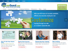 Tablet Screenshot of eduguard.com